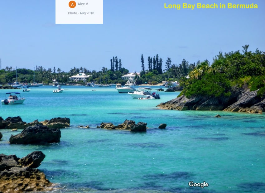 Long Bay Beach in Bermuda