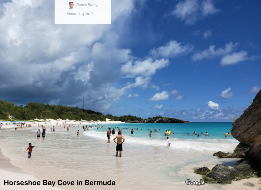 Horseshoe Bay Cove in Bermuda